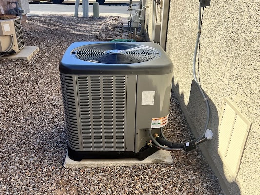 Picture of AC unit from Seer HVAC company. 