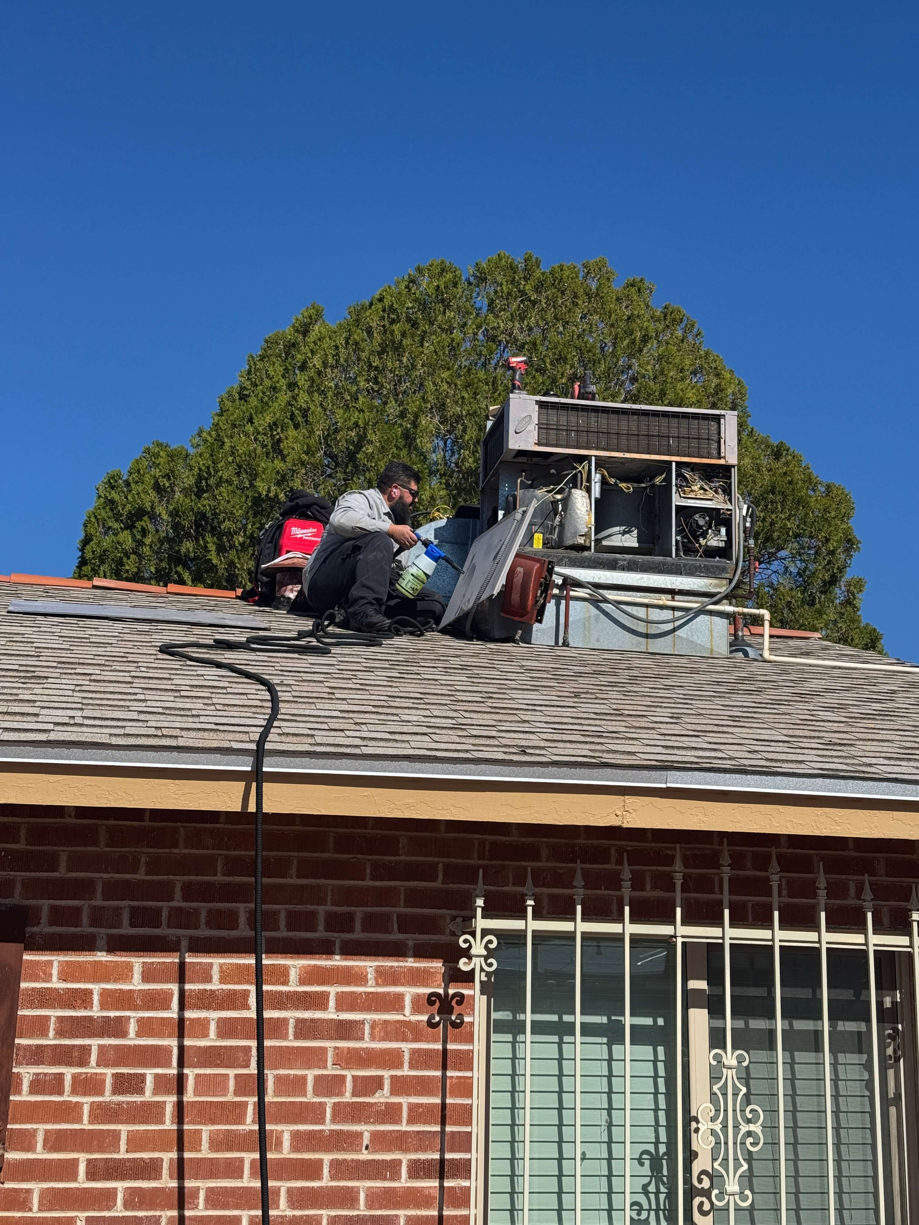 Portfolio image of SEER HVAC replacement work done on a heater and boiler unit located in Green Valley, Arizona. 